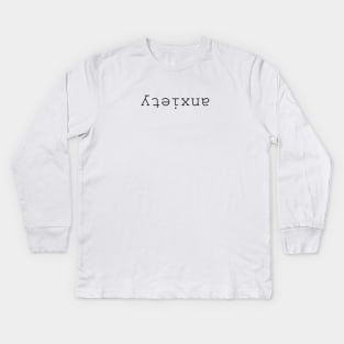 Anxiety Kids Long Sleeve T-Shirt